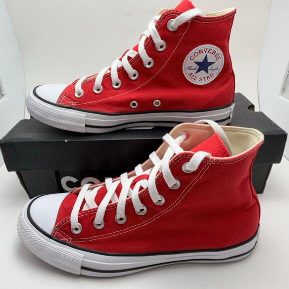 Converse Red High-Top Sneakers - Picture 1 of 8